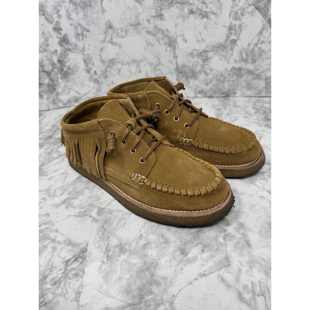 Sperry x Rebecca Minkoff Womens Tan Suede Fringe Moccasin boho western Boots 11 - Picture 3 of 8